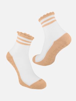Спортни Чорапи - Beige Grip